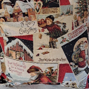 Karácsonyi díszpárna - otthon & életmód - lakástextil - székpárna, huzat - Meska.hu