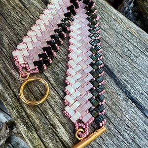 Zsuwel Rosegold ékszerszett - ékszer - karkötő - gyöngyös karkötő - Meska.hu