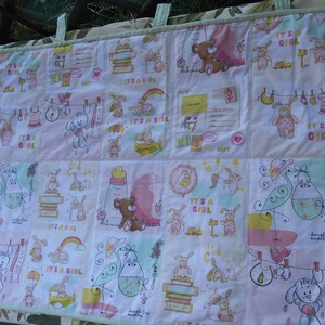 Falvédő gyerekszobába/babamintás falvédő/falvédő kislányoknak - otthon & életmód - babaszoba, gyerekszoba - Meska.hu