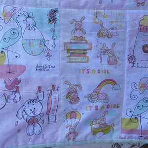 Falvédő gyerekszobába/babamintás falvédő/falvédő kislányoknak - otthon & életmód - babaszoba, gyerekszoba - Meska.hu