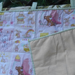 Falvédő gyerekszobába/babamintás falvédő/falvédő kislányoknak - otthon & életmód - babaszoba, gyerekszoba - Meska.hu