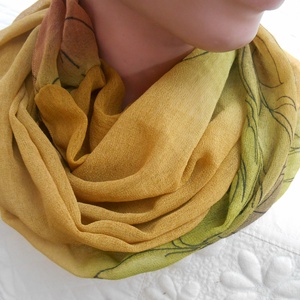 Muszlin sál - ruha & divat - sál, sapka, kendő - sál - Meska.hu