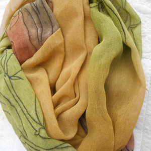 Muszlin sál - ruha & divat - sál, sapka, kendő - sál - Meska.hu