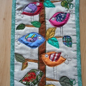 Magasségmérő gyerekeknek / Madárkás magasságmérő / Textil magasságmérő - Meska.hu