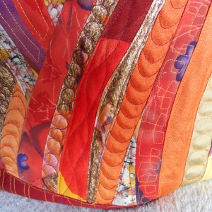 Napsugár táska /sárga-meggypiros válltáska /Tavaszköszöntő válltáska - táska & tok - kézitáska & válltáska - válltáska - Meska.hu