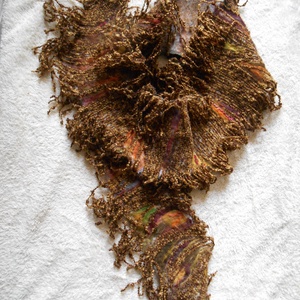 Tűnemezelt sál / különleges sál / nemezsál - ruha & divat - sál, sapka, kendő - vállkendő - Meska.hu