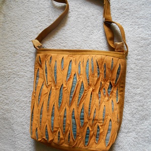 Válltáska/ Mustárszínű táska / Bag - Meska.hu