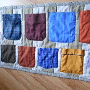 Falitároló / zsebes falitároló / falvédő/textil tároló - Meska.hu