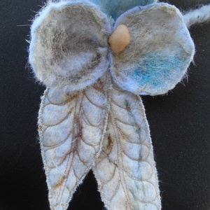 Nyaklánc / Nyakék/ Nemez nyakék / Jégvirág - Meska.hu