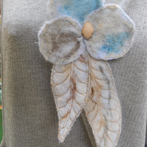 Nyaklánc / Nyakék/ Nemez nyakék / Jégvirág - ékszer - nyaklánc - hosszú nyaklánc - Meska.hu