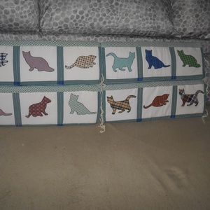 Fejvédő / rácsvédő /babaágy / rácsos ágy/ falvédő / gyerekágy - otthon & életmód - babaszoba, gyerekszoba - rácsvédő & baldachin - Meska.hu