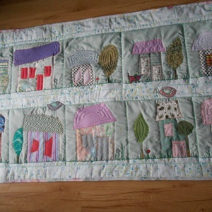 Házikós falvédő - Meska.hu