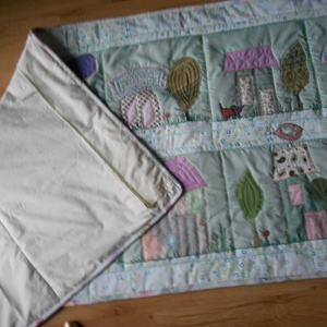 Házikós falvédő - otthon & életmód - babaszoba, gyerekszoba - falvédő gyerekszobába - Meska.hu