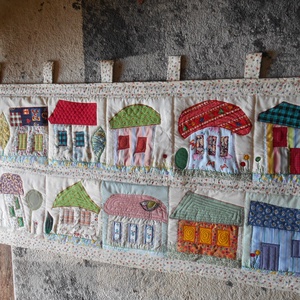 Falvédő / házikós falvédő / gyerekszobai falvédő /különleges falvédő/ egyedi favédő - baba - mama - babaszoba dekoráció - falvédő gyerekszobába - Meska.hu