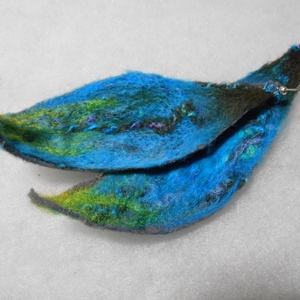 Nemezelt fülbevaló - ékszer - fülbevaló - lógó fülbevaló - Meska.hu