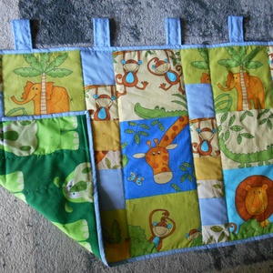 Falvédő/ Gyerekszoba/Állatos falvédő/Vidám falvédő/Zsiráfos/ Oroszlános/ Majmos - baba - mama - babaszoba dekoráció - falvédő gyerekszobába - Meska.hu