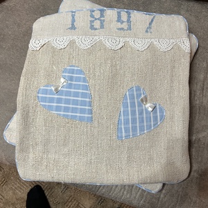 Vintage díszpárna - otthon & életmód - lakástextil - párna & párnahuzat - Meska.hu