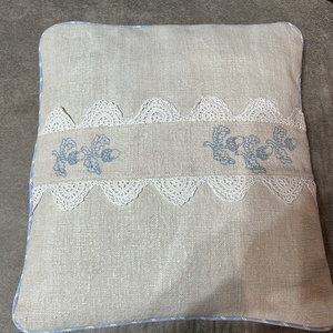 Díszpárna_vintage , Otthon & Életmód, Lakástextil, Párna & Párnahuzat, Horgolás, Varrás, MESKA