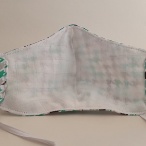 Biopamuttal bélelt maszk, arcmaszk, szájmaszk - mintás mosható, többrétegű, gumis maszk - férfi & uniszex - férfi & uniszex - Meska.hu
