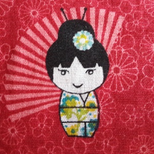 Japán kokesi mintás tolltartó - táska & tok - neszesszer - Meska.hu