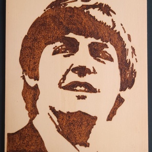 The Beatles, Otthon & Életmód, Dekoráció, Kép & Falikép, Fából készült kép, Gravírozás, pirográfia, MESKA
