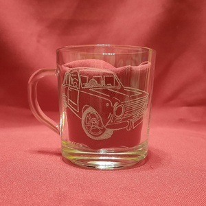 Bögre retro autóval - Meska.hu