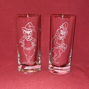 Grincs mintás pohár - Meska.hu