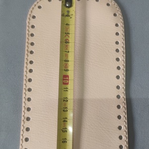 Horgolható alap. Bézs. 23x10 cm - kellékek & szerszámok - szerszámok, eszközök - eszköz kötéshez, horgoláshoz - Meska.hu