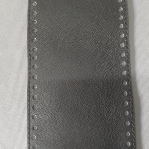 Horgolható alap. Fekete, ovális. 23x10 cm  - Meska.hu