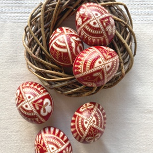 Hímestojás (húsvéti tojás), Otthon & Életmód, Dekoráció, Asztal és polc dekoráció, Asztaldísz, Mindenmás, MESKA