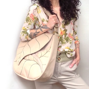 Nagyméretű válltáska - táska & tok - kézitáska & válltáska - vállon átvethető táska - Meska.hu