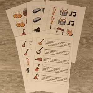 Zenei Memóriajáték, Játék & Sport, Készségfejlesztő és Logikai játék, Memória játékok, Fotó, grafika, rajz, illusztráció, MESKA
