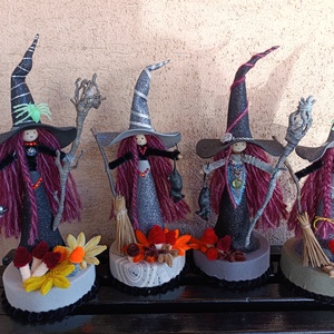 Őszi boszorkány dekor Halloween dekor   - otthon & életmód - dekoráció - halloween - halloweeni figurák - Meska.hu