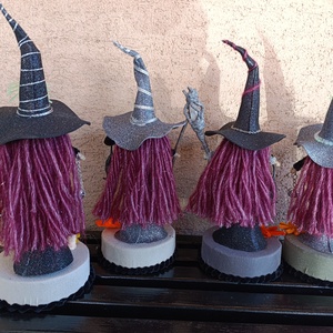 Őszi boszorkány dekor Halloween dekor   - otthon & életmód - dekoráció - halloween - halloweeni figurák - Meska.hu