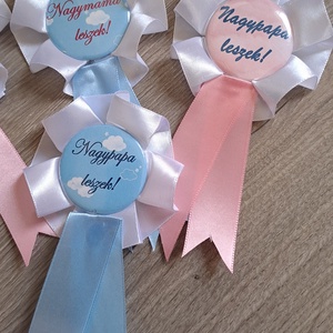 Gender Party- Babaváró  kitűző. - Meska.hu