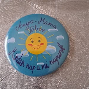 Anya - Mama tábor kitűző/ hűtőmágnes - Meska.hu