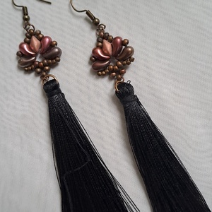 Rojtos - bojtos fülbevaló - Meska.hu