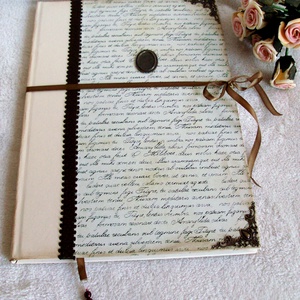 EMLÉKKÖNYV - A klasszikus - A/4-es méretben -  - Meska.hu