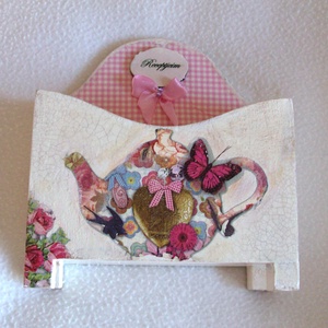 Tea Time- és recepttartó-, tolltartó - otthon & életmód - konyhafelszerelés, tálalás - konyhai tárolás - fűszertartó - Meska.hu