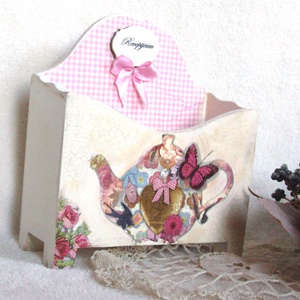 Tea Time- és recepttartó-, tolltartó - otthon & életmód - konyhafelszerelés, tálalás - konyhai tárolás - fűszertartó - Meska.hu