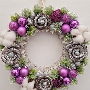 Ajtódísz világító alapon, Karácsony, Adventi díszek, Adventi ajtódísz, Mindenmás, MESKA