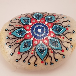 Festett kavics mandala - Meska.hu