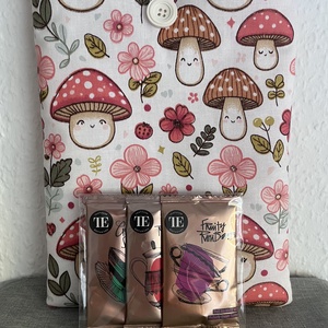 Mókás gombás mintás könyvvédő tok - könyv & zene - könyvtok - Meska.hu