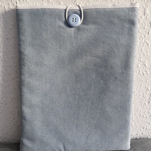 Világoskék könyvvédő tok - Meska.hu