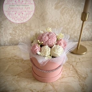 Elegáns dekor gyertyabox, Kellékek & szerszámok, Dekorációs kellékek, Dekorációs gyertya, Gyertya-, mécseskészítés, MESKA