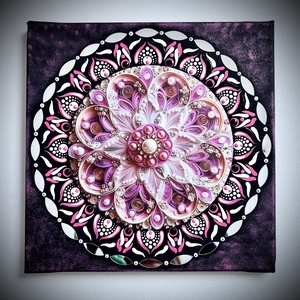 Mandala falikép - dekoráció - otthon & életmód - dekoráció - spiritualitás - mandala - Meska.hu