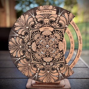 Öröknaptár - mandala - 30 cm - otthon & életmód - dekoráció - spiritualitás - mandala - Meska.hu