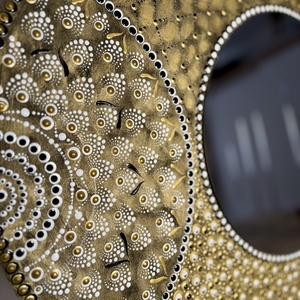 Tükör - mandala - otthon & életmód - dekoráció - spiritualitás - mandala - Meska.hu