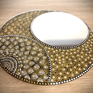 Tükör - mandala - otthon & életmód - dekoráció - spiritualitás - mandala - Meska.hu