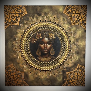 Mandala feszített vászonkép , Otthon & Életmód, Dekoráció, Spiritualitás, Mandala, , MESKA